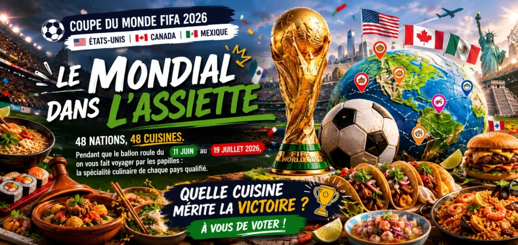 Coupe du Monde 2026 : et si le vrai match se jouait dans l’assiette ?