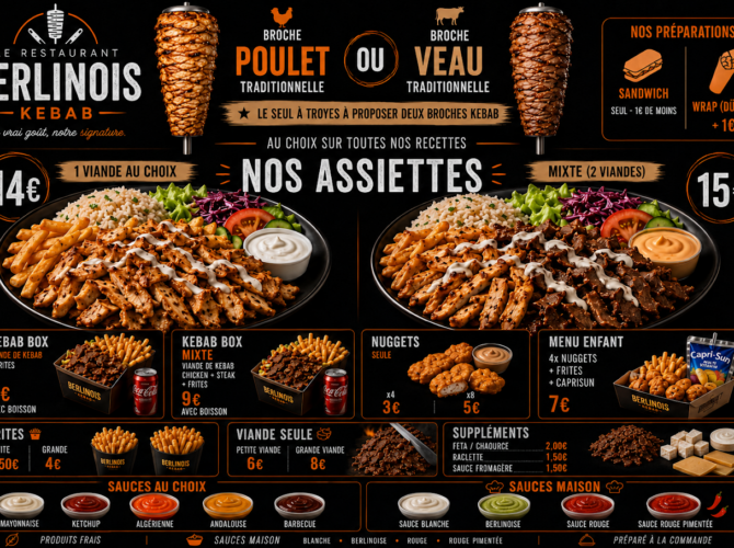 Le restaurant berlinois à Troyes, France