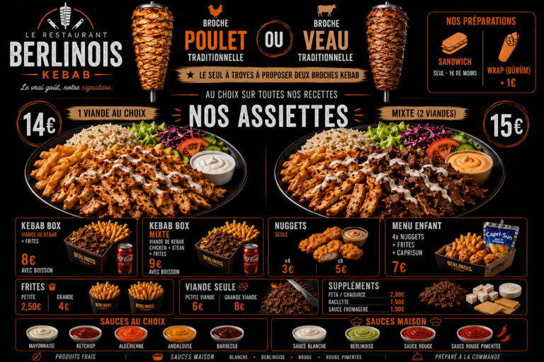 Le restaurant berlinois à Troyes, France