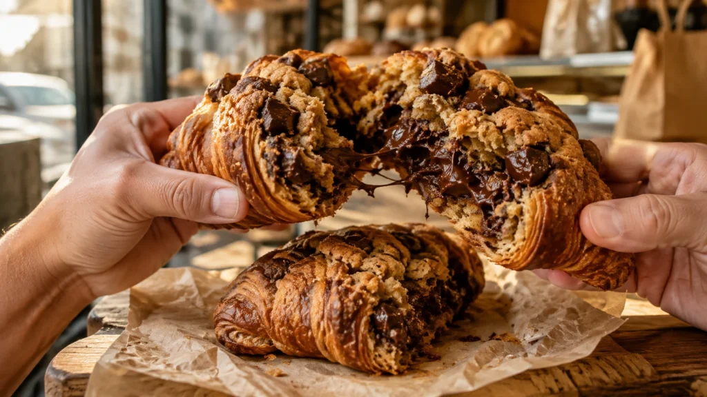 Crookie : d’où vient le croissant-cookie qui a affolé TikTok (et où le goûter à Paris)