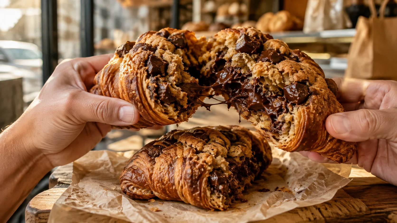 Crookie : d’où vient le croissant-cookie qui a affolé TikTok (et où le goûter à Paris)